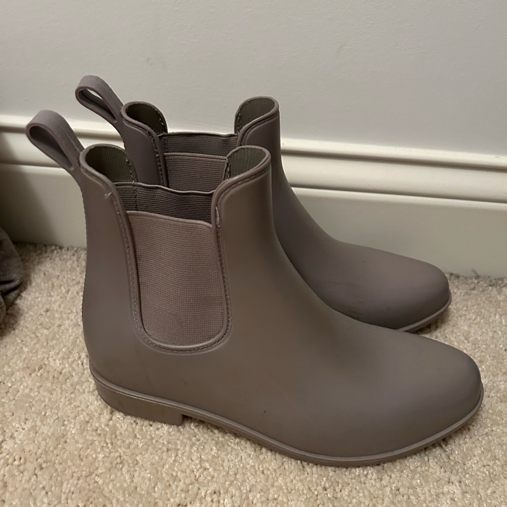Taupe Chelsea Rain Boots